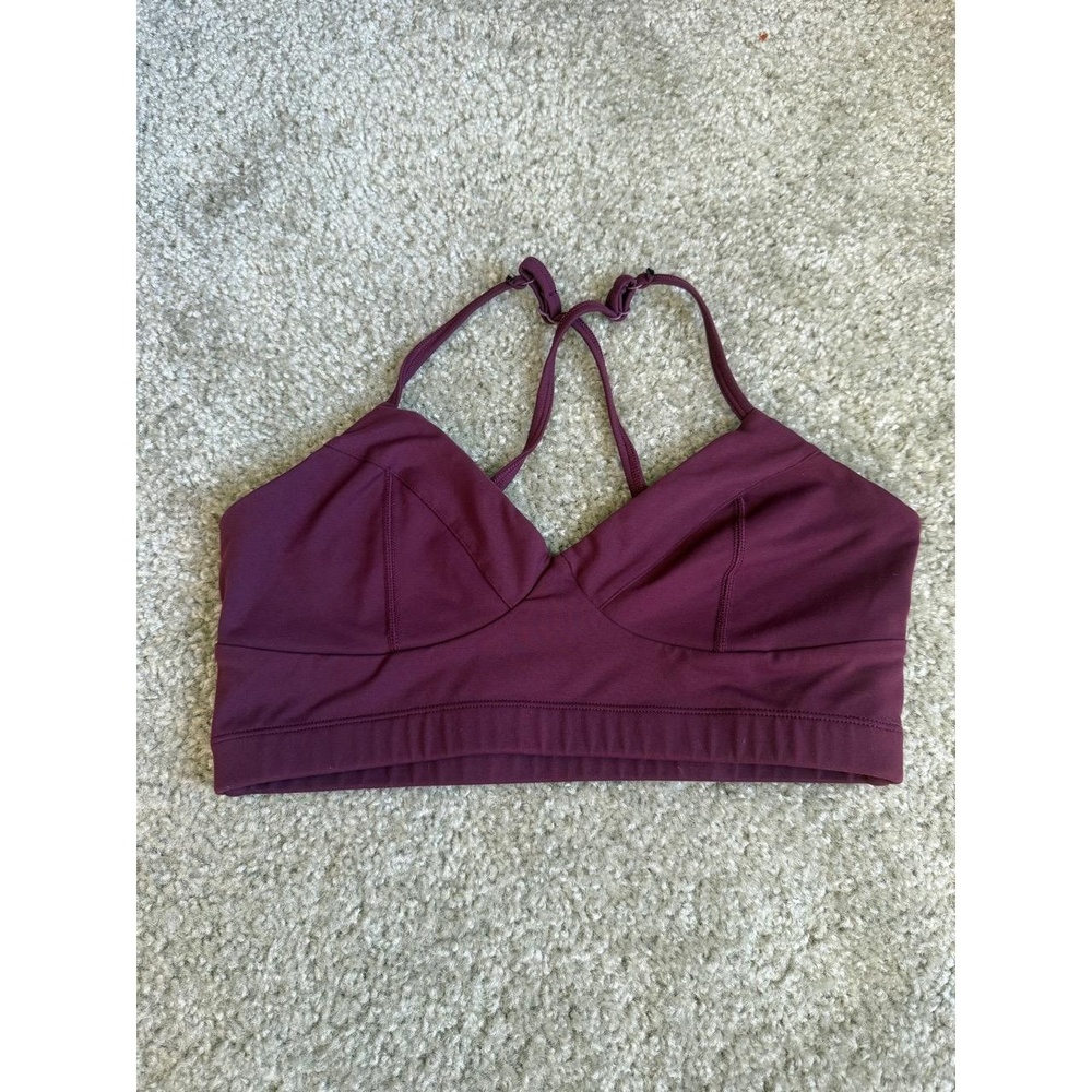 Sol & Mane Purple Sports Bra medium